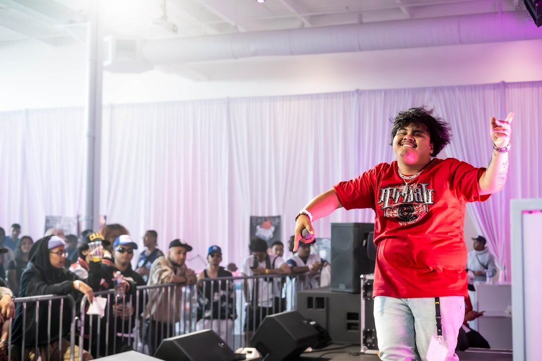 influencer on stage